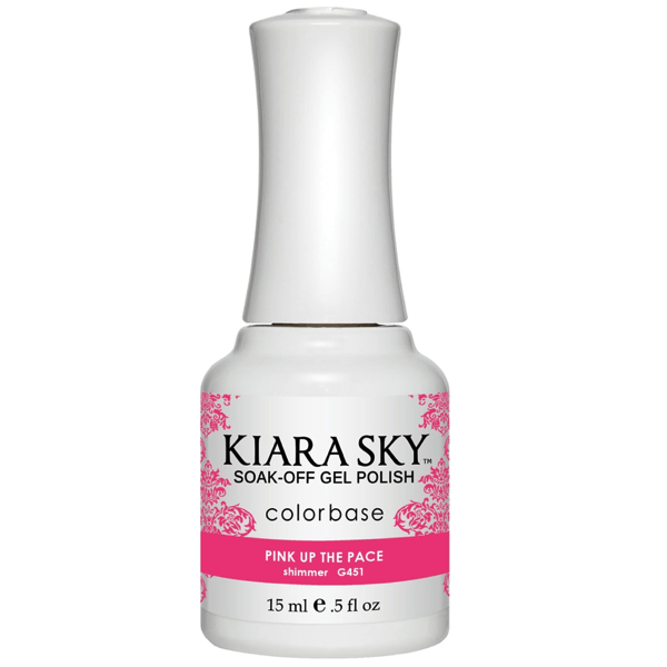 Kiara Sky Gel Polish - Pink Up the Pace #G451-Gel Nail Polish-Universal Nail Supplies