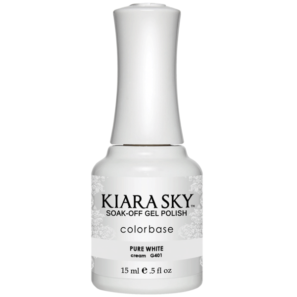 Kiara Sky Gel Polish - Pure White #G401