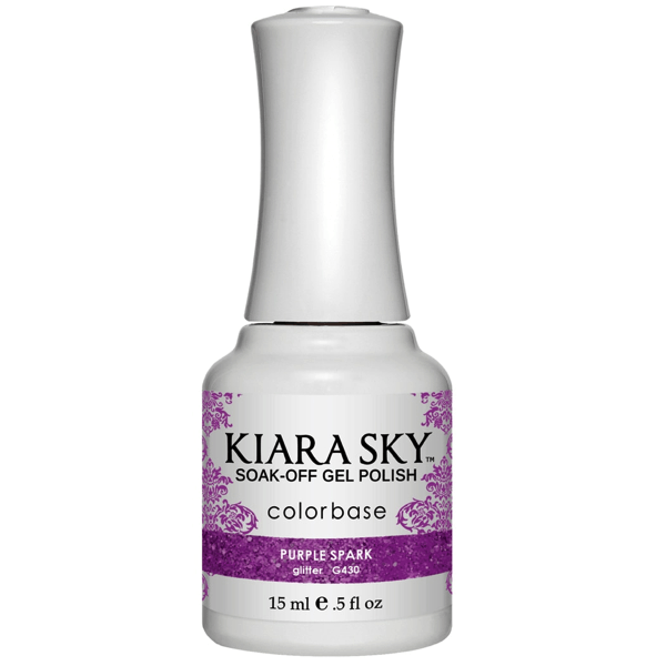 Kiara Sky Gel Polish - Purple Spark #G430-Gel Nail Polish-Universal Nail Supplies