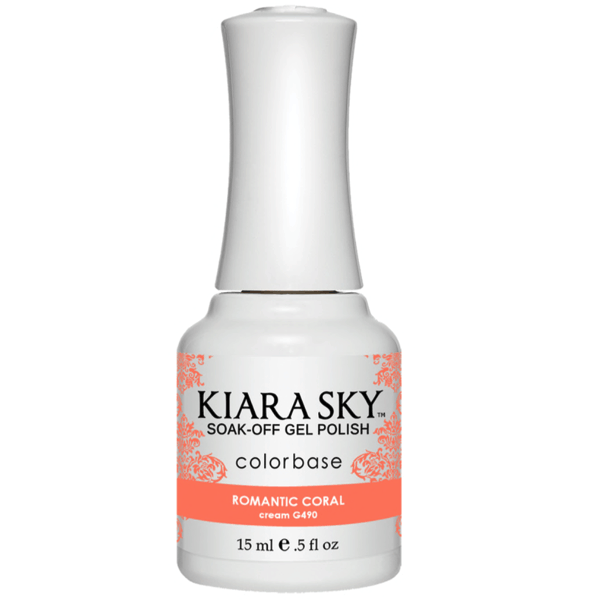 Kiara Sky Gel Polish - Romantic Coral #G490-Gel Nail Polish-Universal Nail Supplies
