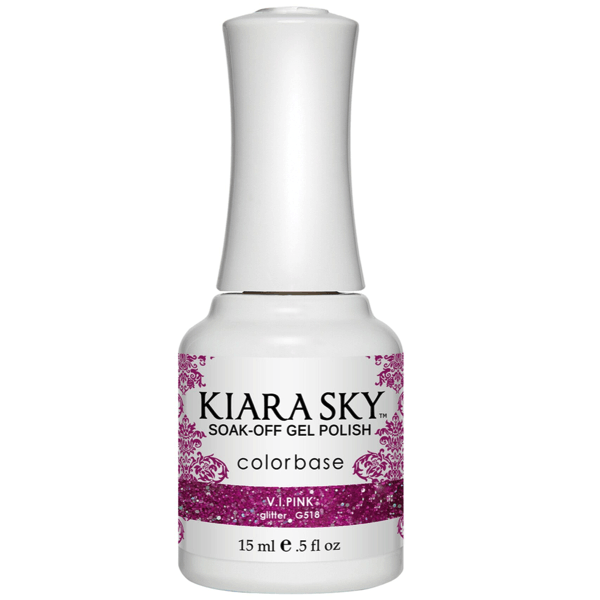 Kiara Sky Gel Polish - V.I.Pink #G518-Gel Nail Polish-Universal Nail Supplies