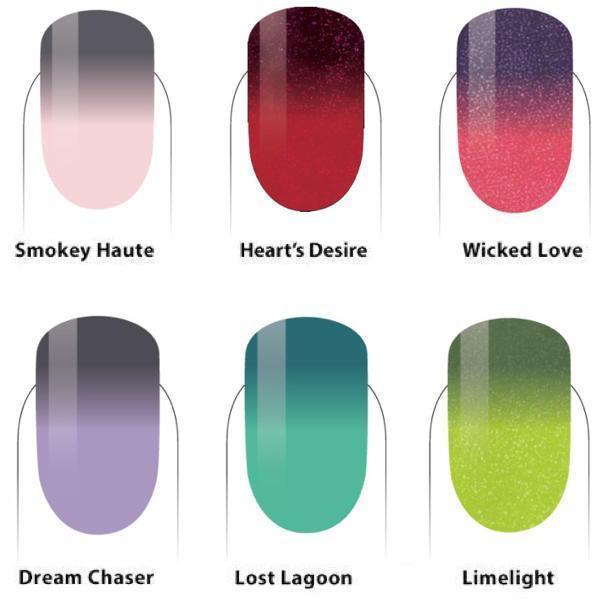 LeChat Perfect Match 2015 Mood Changing Gel Collection #37 - #42-Gel Nail Polish-Universal Nail Supplies