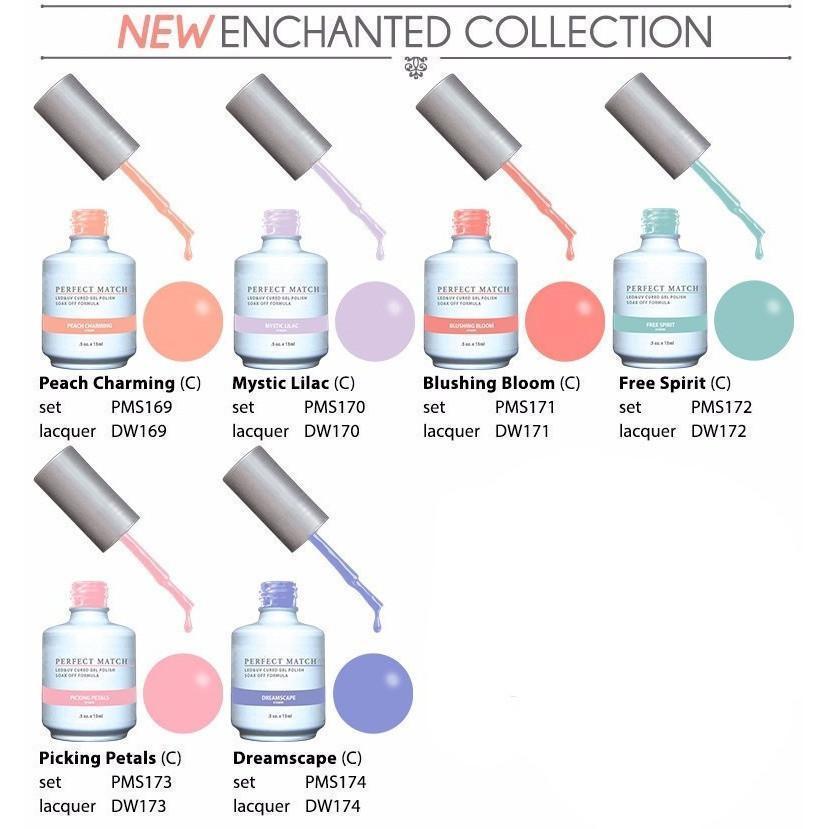 LeChat Perfect Match Gel + Matching Lacquer Enchanted Collection #169 - #174-Gel Nail Polish-Universal Nail Supplies