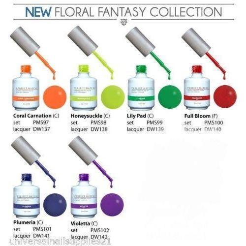 LeChat Perfect Match Gel + Matching Lacquer Floral Fantasy Collection #97 - #102-Gel Nail Polish + Lacquer-Universal Nail Supplies