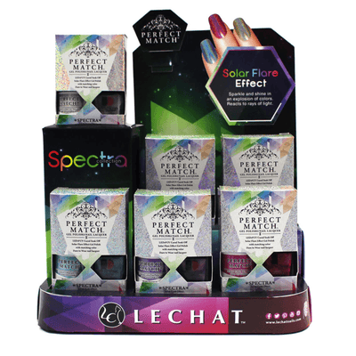 LeChat Perfect Match Gel + Matching Lacquer Spectra Collection #3 SPMS13-SPMS18-Gel Nail Polish-Universal Nail Supplies