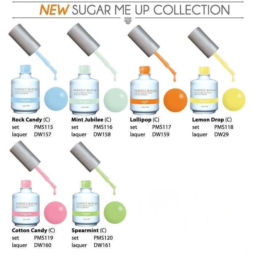 LeChat Perfect Match Gel + Matching Lacquer Sugar Me Up Collection #115 - #120-Gel Nail Polish + Lacquer-Universal Nail Supplies
