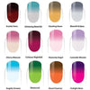 LeChat Perfect Match Mood Changing Gel 12 Color Set #13 - #G24-Gel Nail Polish-Universal Nail Supplies