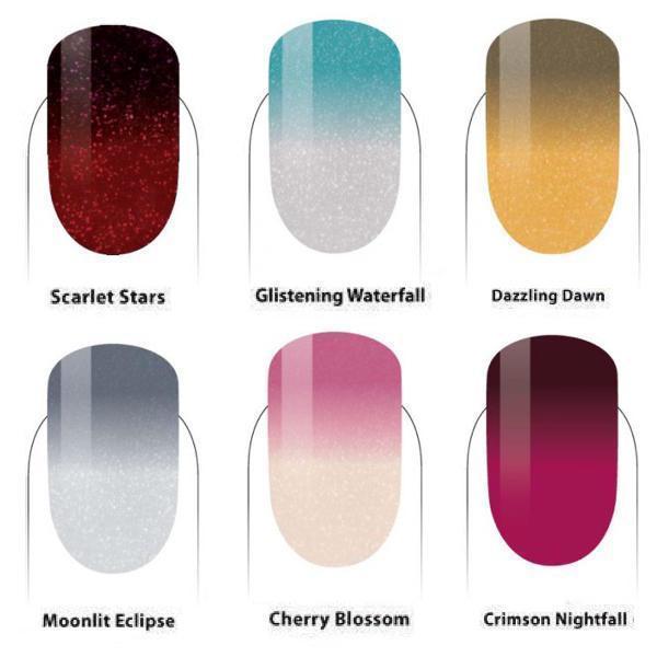 LeChat Perfect Match Mood Changing Gel 2013 6 Color Set Part 1 #13 - #18