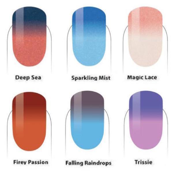 LeChat Perfect Match Mood Changing Gel 6 Color Set Part 1 #25 - #30