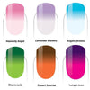 LeChat Perfect Match Mood Changing Gel 6 Color Set Part 2 #19 - #24-Gel Nail Polish-Universal Nail Supplies