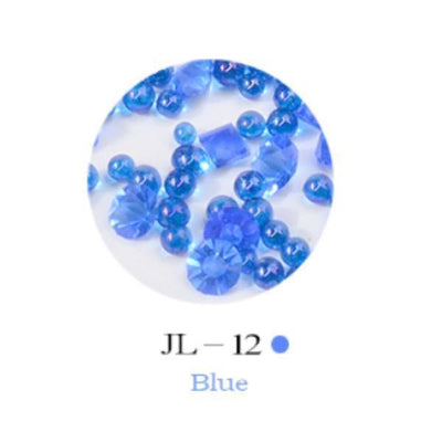 Mini Nail Art Beads - Blue #JL12-Nail Art-Universal Nail Supplies