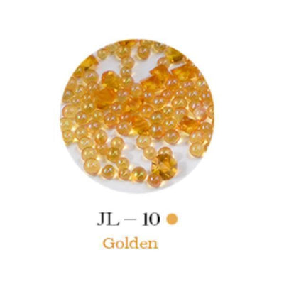 Mini Nail Art Beads - Golden #JL10-Nail Art-Universal Nail Supplies