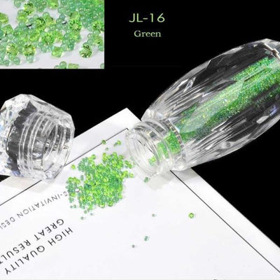 Mini Nail Art Beads - Green #JL16-Nail Art-Universal Nail Supplies