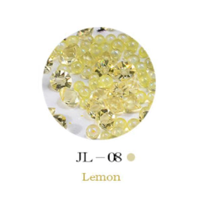 Mini Nail Art Beads - Lemon #JL08-Nail Art-Universal Nail Supplies