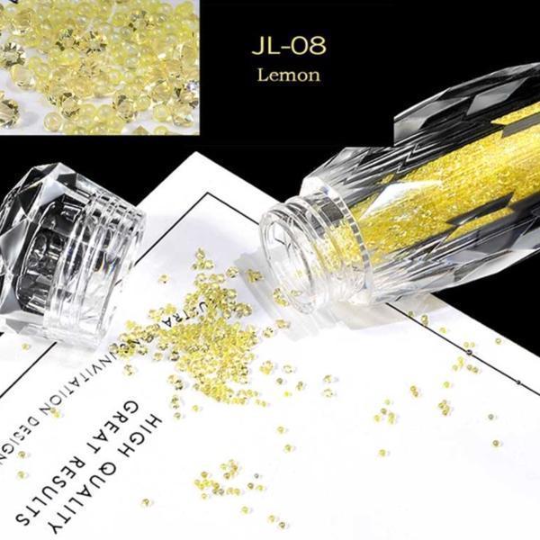 Mini Nail Art Beads - Lemon #JL08-Nail Art-Universal Nail Supplies