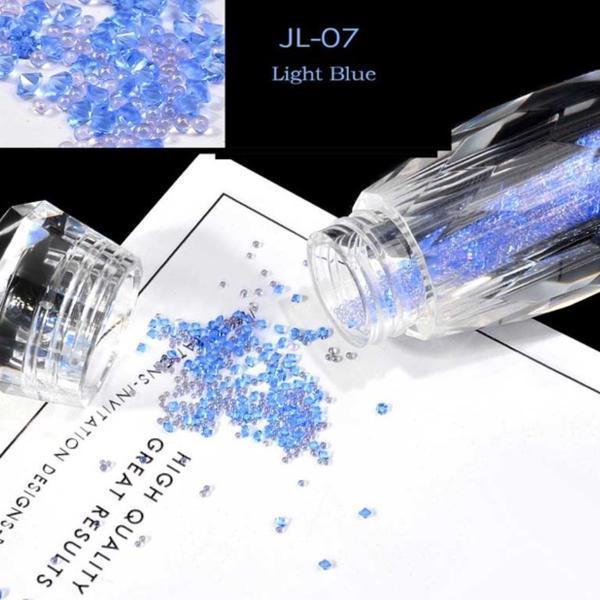 Mini Nail Art Beads - Light Blue #JL07-Nail Art-Universal Nail Supplies