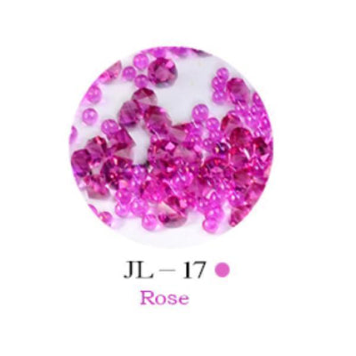 Mini Nail Art Beads - Rose #JL17-Nail Art-Universal Nail Supplies