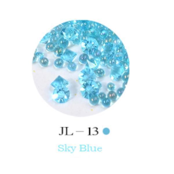 Mini Nail Art Beads - Sky Blue #JL13-Nail Art-Universal Nail Supplies