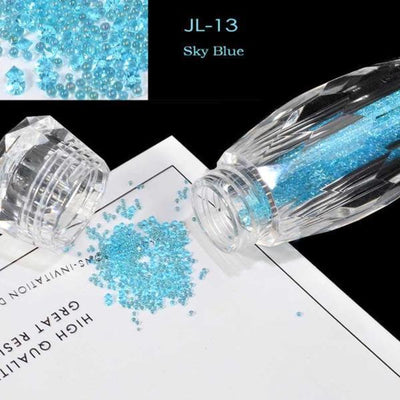 Mini Nail Art Beads - Sky Blue #JL13-Nail Art-Universal Nail Supplies