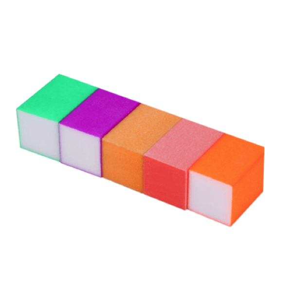 Nail Buffers 180/240 Grit 3 cm Set of 10 (Small)-Nail Files-Universal Nail Supplies