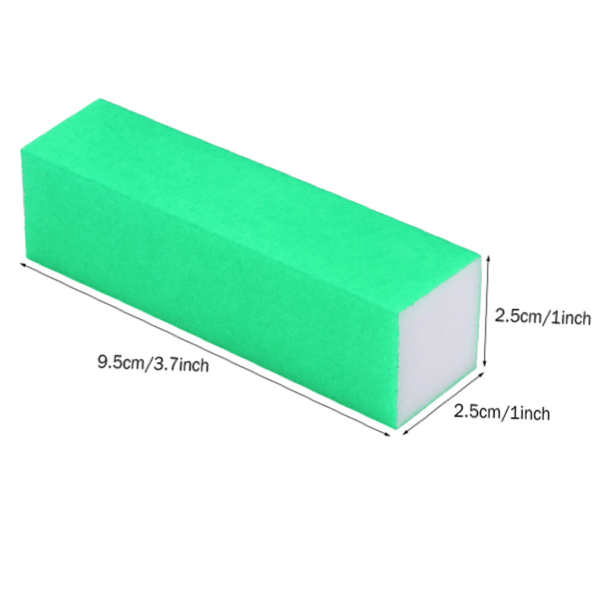 Nail Buffers 180/240 Grit 9.5 cm Set of 10 (Large)-Nail Files-Universal Nail Supplies