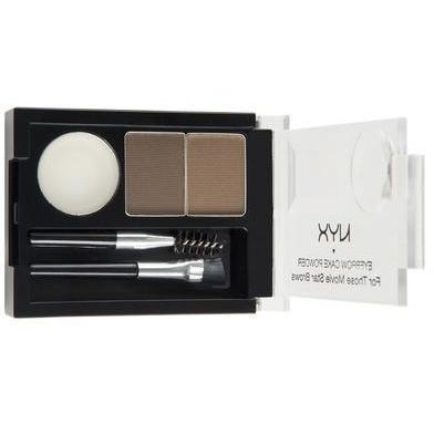 NYX Eyebrow Cake Powder - Brunette #05-makeup cosmetics-Universal Nail Supplies