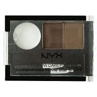 NYX Eyebrow Cake Powder - Dark Brown/Brown ECP02-makeup cosmetics-Universal Nail Supplies