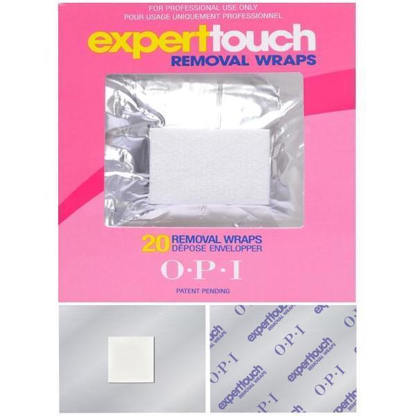 OPI Expert Touch Removal Wraps 120pcs (20 x 6)-Universal Nail Supplies