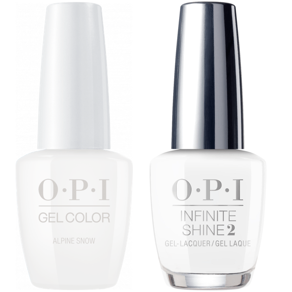 OPI GelColor Alpine Snow #L00 + Infinite Shine #L00-Gel Nail Polish + Lacquer-Universal Nail Supplies