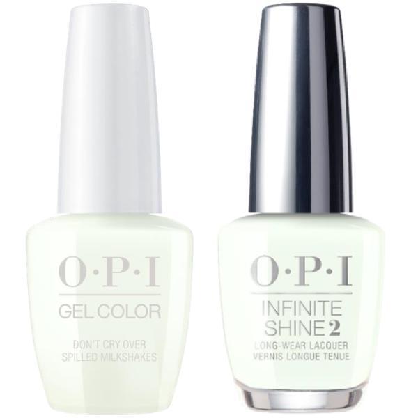 OPI GelColor Don't Cry Over Spilled Milkshakes #G41 + Infinite Shine #G41-Gel Nail Polish + Lacquer-Universal Nail Supplies