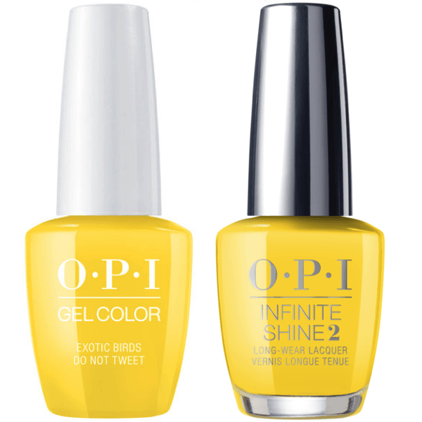 OPI GelColor Exotic Birds Do Not Tweet #F91 + Infinite Shine #F91-Gel Nail Polish + Lacquer-Universal Nail Supplies
