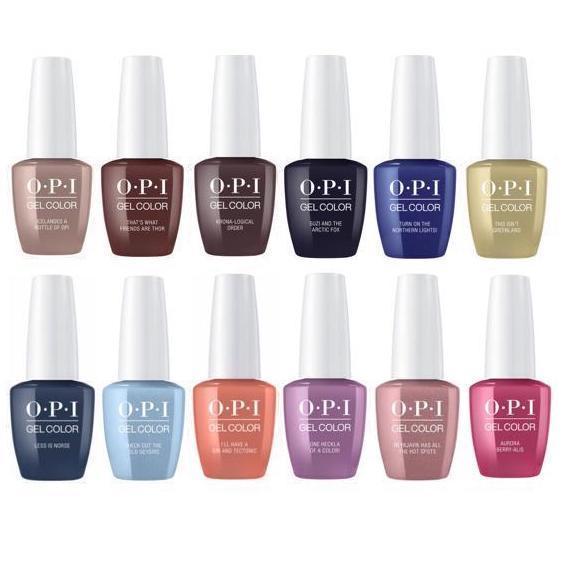 OPI GelColor Fall 2017 Iceland Collection Set Of 12-Gel Nail Polish-Universal Nail Supplies