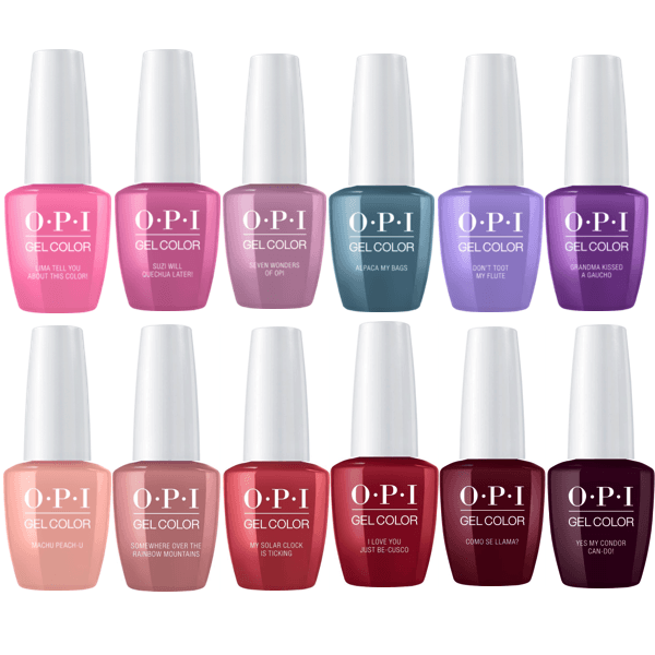OPI GelColor Fall 2018 Peru Collection Set Of 12-Gel Nail Polish-Universal Nail Supplies