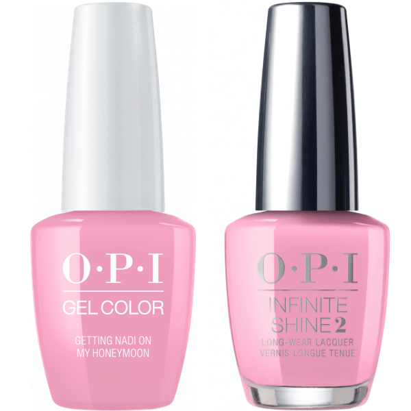 OPI GelColor Getting Nadi On My Honeymoon #F82 + Infinite Shine #F82-Gel Nail Polish + Lacquer-Universal Nail Supplies
