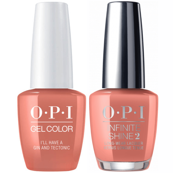 OPI GelColor I'll Have A Gin & Tectonic #I61 + Infinite Shine #I61-Gel Nail Polish + Lacquer-Universal Nail Supplies