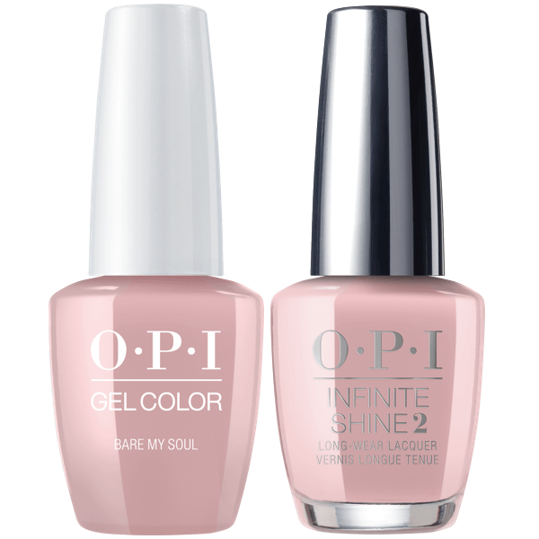 OPI GelColor + Infinite Shine Bare My Soul #SH4-Gel Nail Polish + Lacquer-Universal Nail Supplies