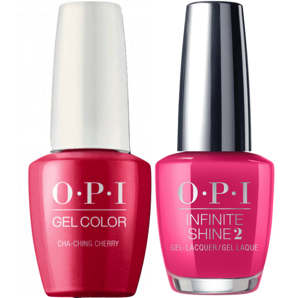 OPI GelColor + Infinite Shine Cha-Ching Cherry #V12-Gel Nail Polish + Lacquer-Universal Nail Supplies
