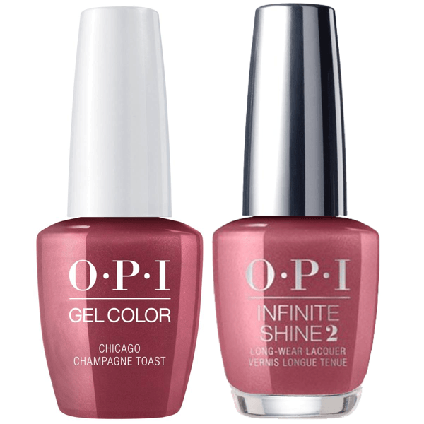 OPI GelColor + Infinite Shine Chicago Champagne Toast #S63-Gel Nail Polish + Lacquer-Universal Nail Supplies