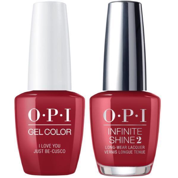 OPI GelColor + Infinite Shine I Love You Just Be-Cusco #P39-Gel Nail Polish + Lacquer-Universal Nail Supplies