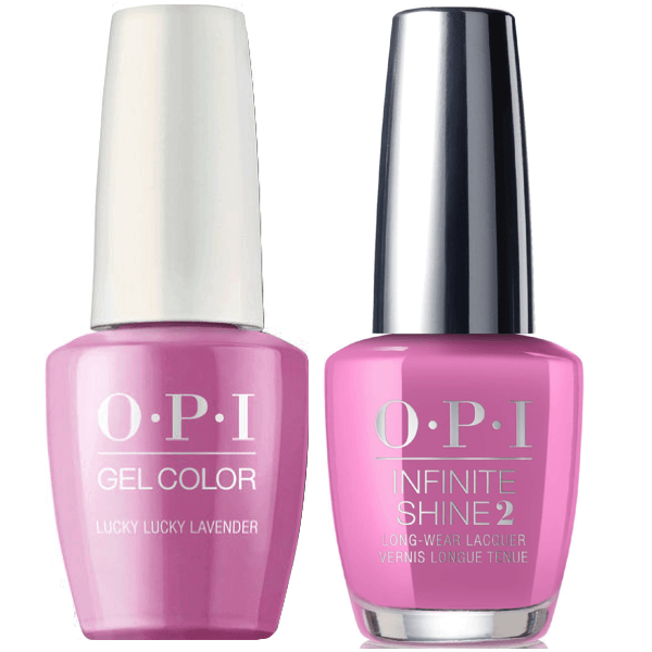 OPI GelColor + Infinite Shine Lucky Lucky Lavender #H48-Gel Nail Polish + Lacquer-Universal Nail Supplies