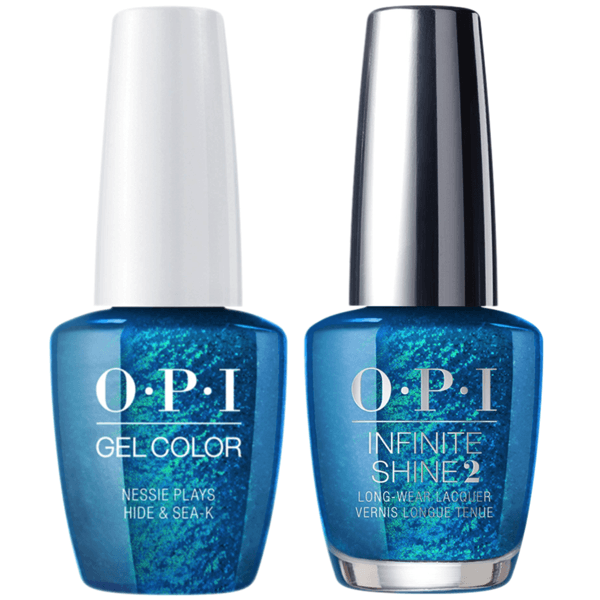 OPI GelColor + Infinite Shine Nessie Plays Hide & Sea-K #U19-Gel Nail Polish + Lacquer-Universal Nail Supplies