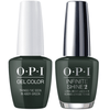 OPI GelColor + Infinite Shine Things I've Seen In Aber-Green #U15-Gel Nail Polish + Lacquer-Universal Nail Supplies