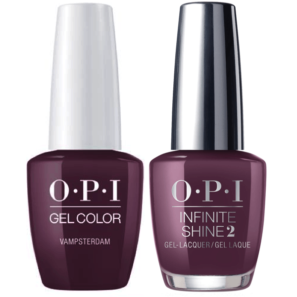 OPI GelColor + Infinite Shine Vampsterdam #H63-Gel Nail Polish + Lacquer-Universal Nail Supplies
