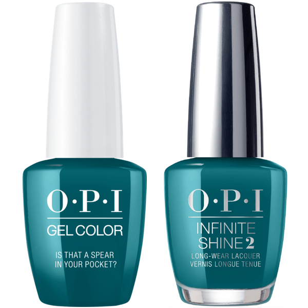 OPI GelColor Is That A Spear In Your Pocket? #F85 + Infinite Shine #F85-Gel Nail Polish + Lacquer-Universal Nail Supplies