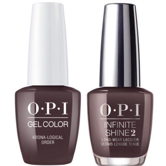 OPI GelColor Krona-Logical Order #I55 + Infinite Shine #I55-Gel Nail Polish + Lacquer-Universal Nail Supplies