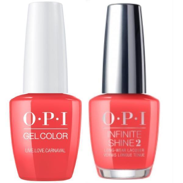 OPI GelColor Live.Love.Carnaval #A69 + Infinite Shine #A69-Gel Nail Polish + Lacquer-Universal Nail Supplies