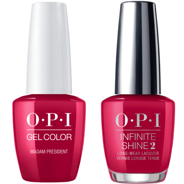 OPI GelColor Madam President #W62 + Infinite Shine #W62-Gel Nail Polish + Lacquer-Universal Nail Supplies