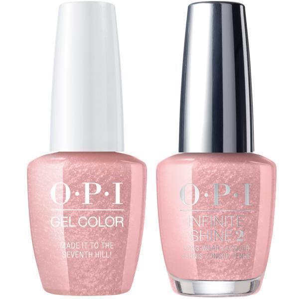OPI GelColor Made It To The Seventh Hill! #L15 + Infinite Shine #L15