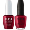 OPI GelColor + Matching Lacquer An Affair In Red Square #R53-Gel Nail Polish + Lacquer-Universal Nail Supplies
