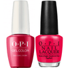 OPI GelColor + Matching Lacquer Cha-Ching Cherry #V12-Gel Nail Polish + Lacquer-Universal Nail Supplies